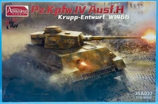 Amusing Hobby AH 35A037 1/35 Panzer IV Ausf.H Krupp Entwurf W1466 Brand New