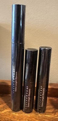 LOT OF 3 Sheer Cover Extra Length Mascara Black Brown Color NOS - FACTORY SEALED