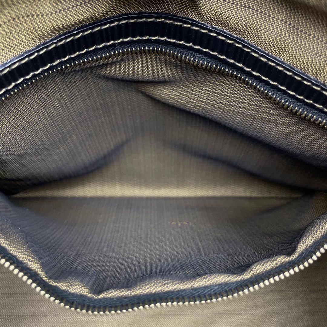 FENDI Hand Shoulder Bag Tote Purse 2way Pecan Canvas Leather Black Authentic thumbnail 18