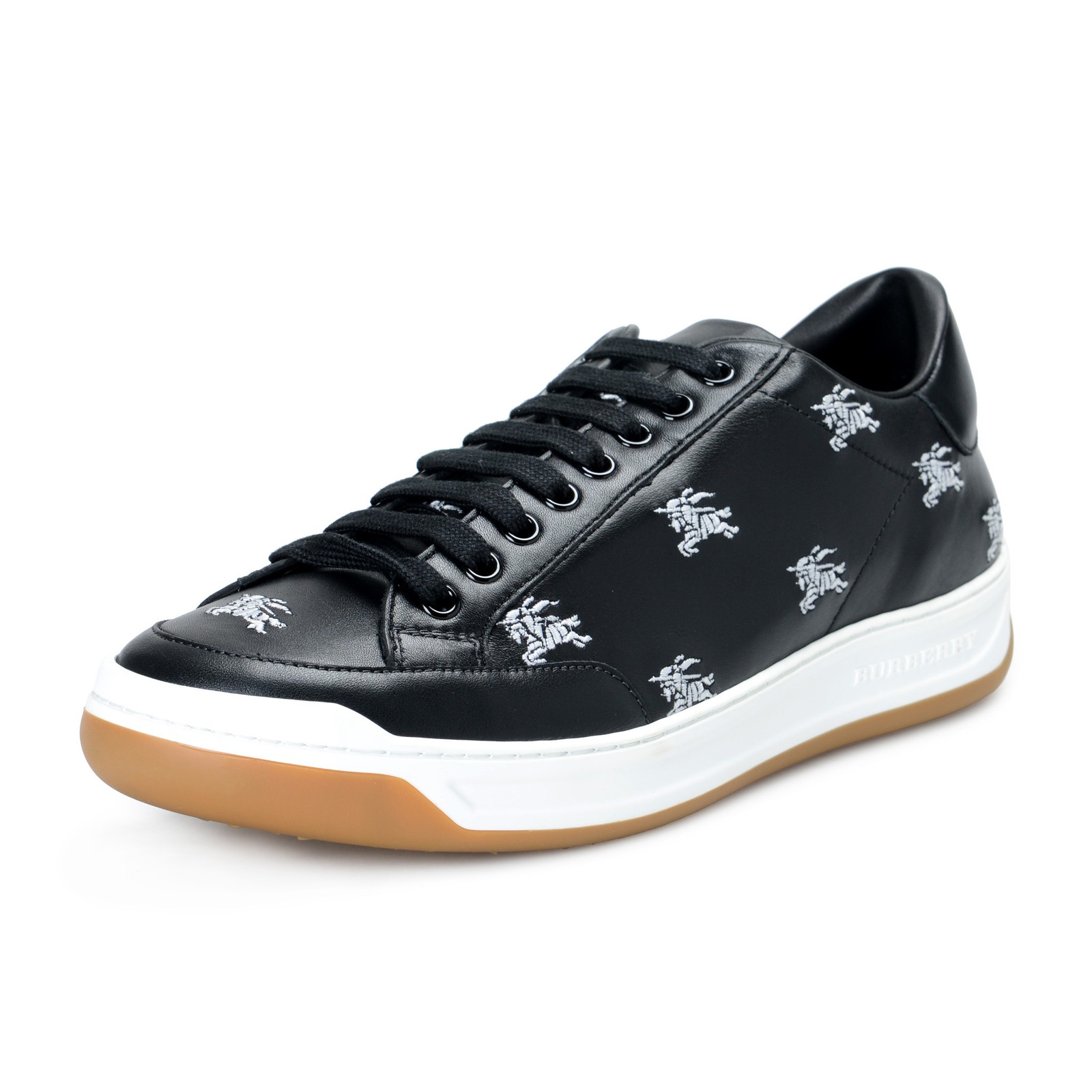 Burberry London Мужские модные кроссовки TIMSBURY из черной кожи US 9 Размер 42 72090₽