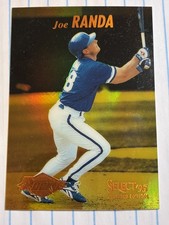 1995 Select Certified 121 Joe Randa Mirror Gold Rookie Royals