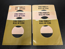 Lot of 6 Vintage Columbia Hall Of Fame 45 RPM 7" Company Record Sleeves Rock