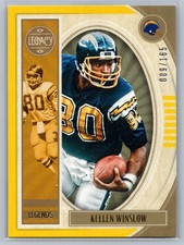 Kellen Winslow 2019 Legacy Yellow /165 #125