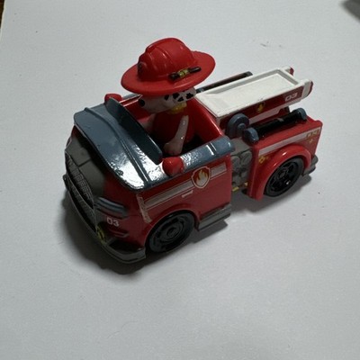 Paw Patrol Racers Marshall Fire Rescue Truck Vehicle 16605 Spin Master Red