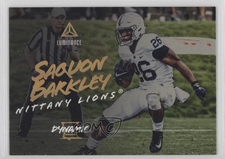 2018 Panini Luminance Dynamic Saquon Barkley #15 Rookie RC 1n0p