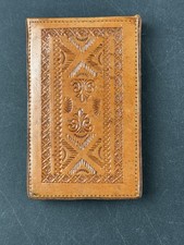 Vintage Handcrafted Brazilian Leather Case Embossed