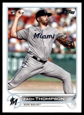 2022 Topps Zach Thompson Rookie Miami Marlins #227