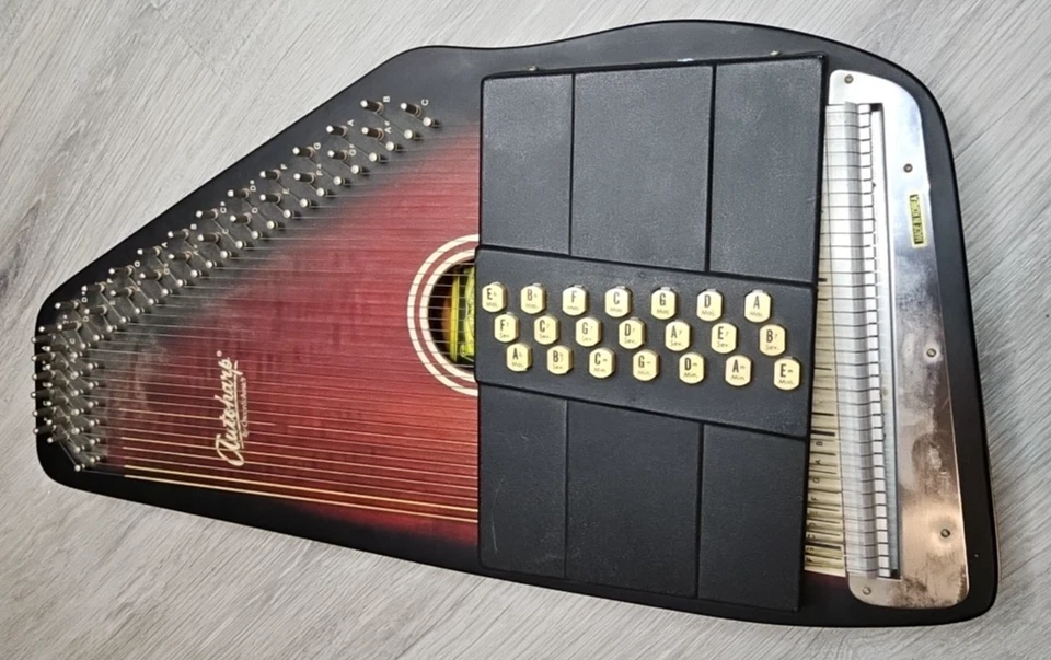 FOR PARTS or REPAIR | Oscar Schmidt 21 Chord Autoharp | OS21C | Tobacco Sunburst - Image 2 of 4
