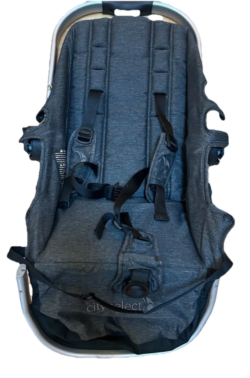 Baby Jogger City Select Stroller Second Seat SMOKE GRAY W/STRAPS