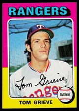 1975 Topps SET-BREAK #234 Tom Grieve EX or Better, (HUCK'S)