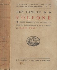 Volpone. . Ben Jonson. 1943. .