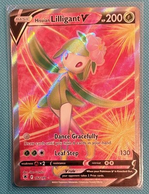 Pokemon TCG Hisuian Lilligant V SWSH10 Astral Radiance 162/189 Mint Condition 
