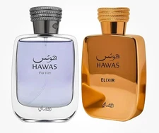 Rasasi Hawas for him and rasasi hawas elixir