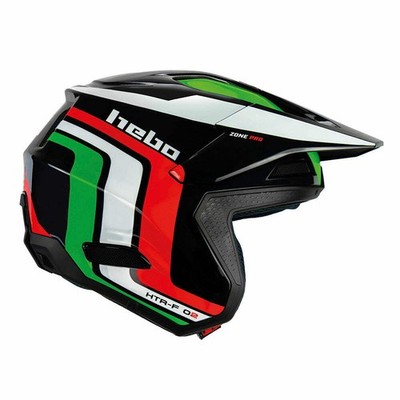 Hebo Trials Helm Zone Pro Classic schwarz/grün