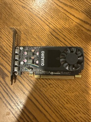 NVIDIA Quadro P1000 Graphics Card with High Profile Bracket