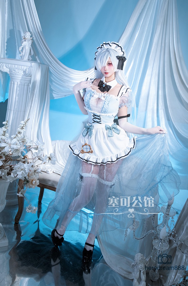 Cinderella Cosplay Costume Women Girl Maid Dress NIKKE The Goddess of Victory image 8