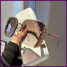 Fashion Oversized Square Sunglasses Women 2025 Luxury Brand Sun Glasses Vintage