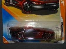 HW HOT WHEELS 2009 TRACK STARS #2 SOLAR REFLEX HOTWHEELS BLK/RD RACE TRACK READY