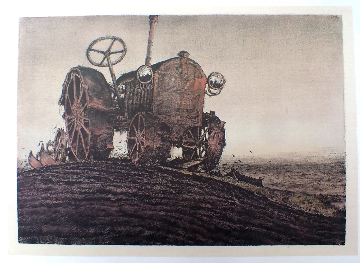 LLL! „Der Traktor“ Leviathan Holodomor Ukraine Stalin Putin UdSSR A. Paul Weber