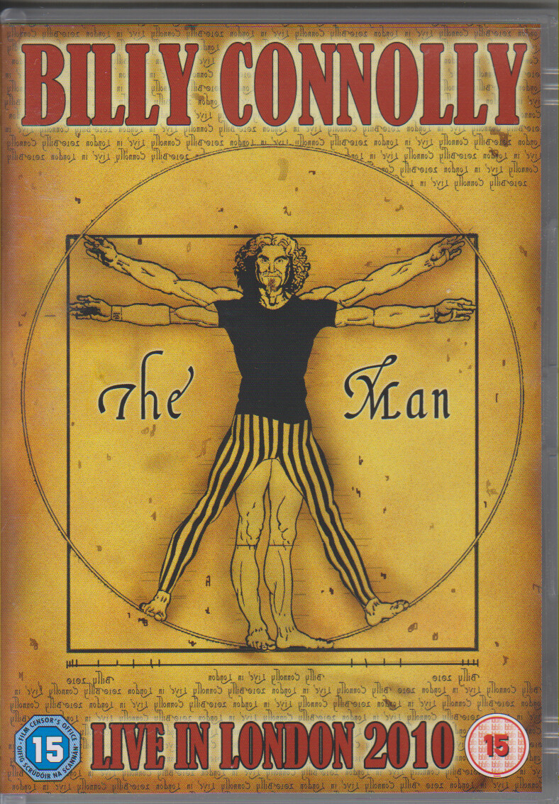 Billy  Connolly  -  The  Man  -  Live  In  London  2010  UK  R2  &  R4 DVD