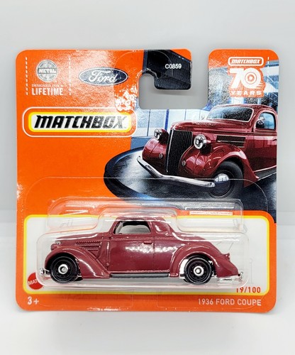 2023 Matchbox 1936 Ford Coupe Short Card Toy Car New In Package