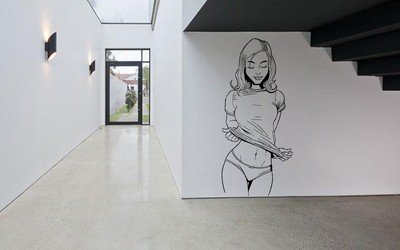 Vinyl Sticker Pin Up Girl Tattoo Model Women Room Decor Art Mural Decal Sa310 Ebay