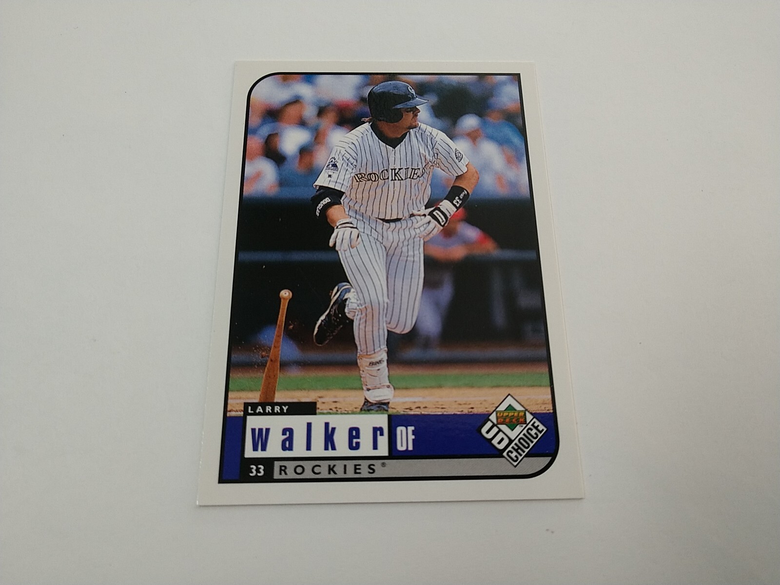 1999 Upper Deck UD Choice - #82 Larry Walker Colorado Rockies 