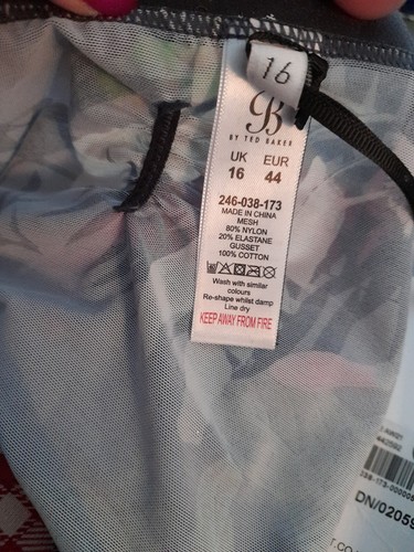 Pantaloni mutandine donna Ted Baker taglia 16 nuovi con etichette - Foto 2 di 12
