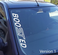 BOO ST ED Boosted Aufkleber ST Ford Focus Fiesta 4 versionen Viele Farben F014