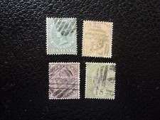 CEYLAN - timbre yvert/tellier n° 49 51 107 108 obl (A10)