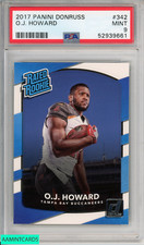 2017 PANINI DONRUSS OJ HOWARD #342 ROOKIE BUCCANEERS RC PSA 9 MINT