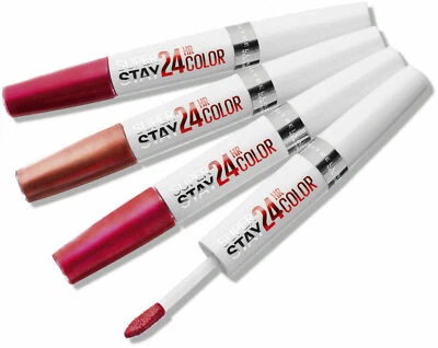 Maybelline 24 Hour Superstay Lip Color Lipstick Dual Ended - Choose Your Shade