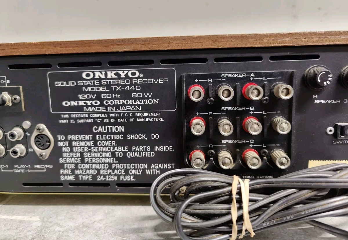 ONKYO オンキョー チューナー・アンプセット A-440 T-440 Onkyo TX-440 Solid State Stereo Receiver TX-440 | eBay