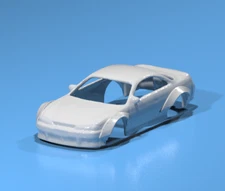 3D Resin Wide Body Kit for Hot Wheels Nissan Silvia S14 – JDM Custom Mod Set