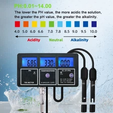 5-in-1 Water Quality Multi-parameter PH EC CF TDS Temperature Test Meter NEW