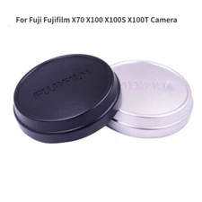 Metal Push Up Front Lens Cap Cover For Fuji Fujifilm X70 X100 X100S X100T Camera