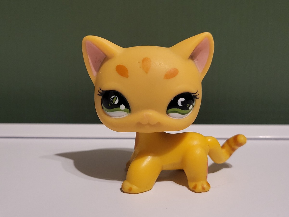 Littlest Pet Shop #2512 Chaton Jaune - Authentique Hasbro - Occasion