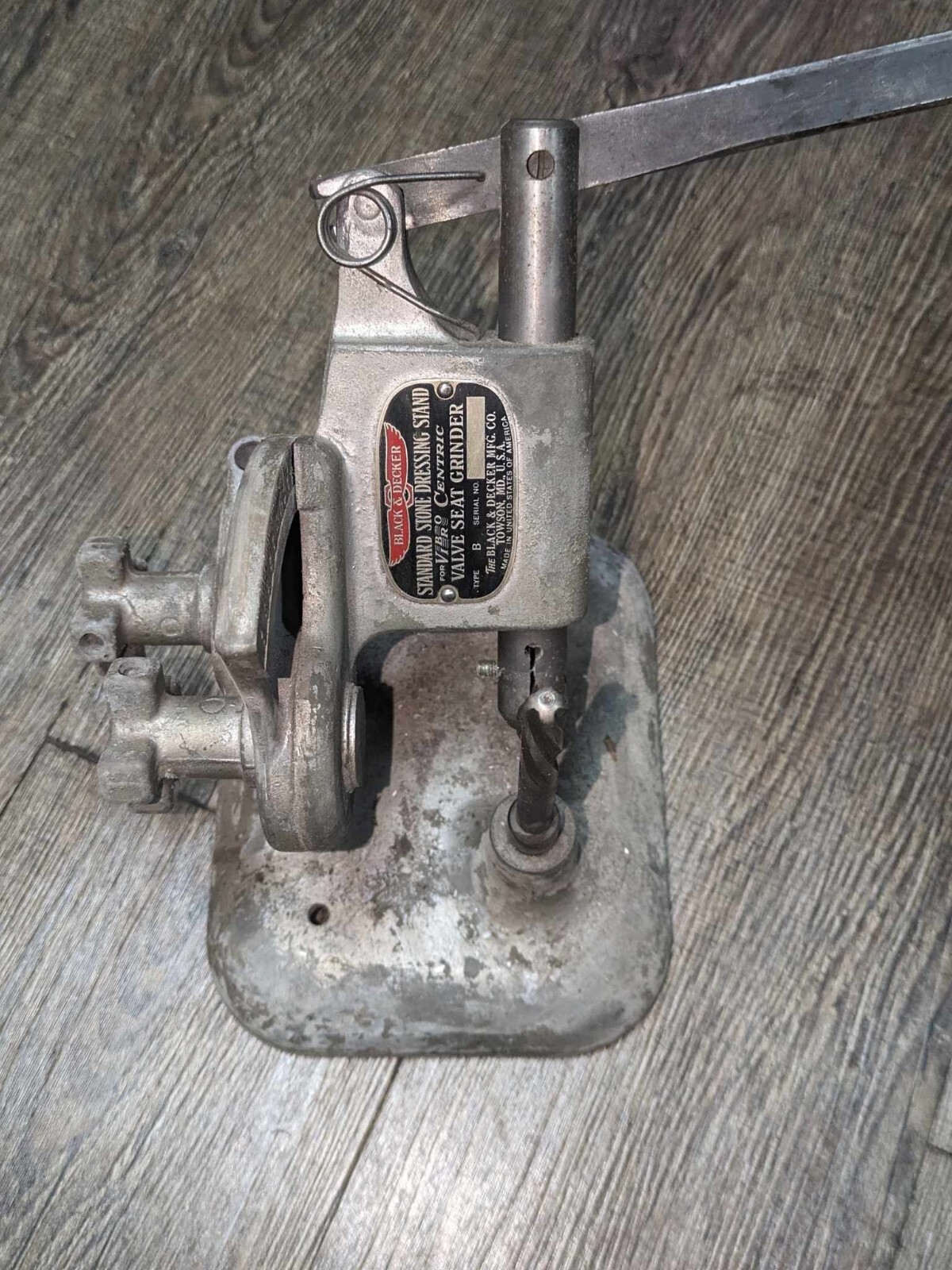 Black and Decker Vibro Centric Valve Seat Grinder Set Stone Dressing W