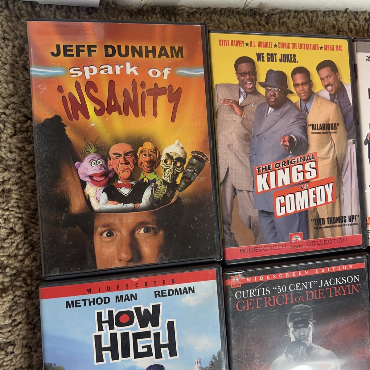 6 Dvds Comedy Get Rich Die Tryin Martin Lawrence Kings Of