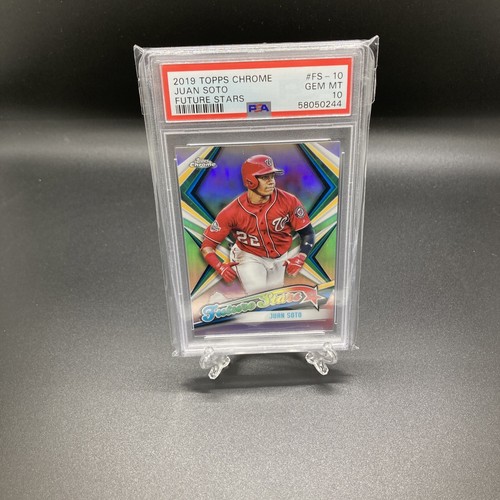 2019 Topps Chrome Juan Soto Future Stars PSA 10 #FS-10 - Picture 2 of 12
