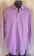 Peter Millar Cotton Button Down Dress Shirt L Large