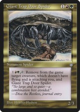 4x Giant Trap Door Spider - LP - Ice Age   - SPARROW MAGIC mtg
