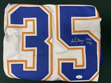 Andy Mood of the signed autographed hockey jersey PAAS COA