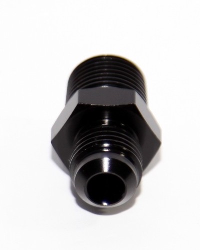2PIECES 6AN AN-6 TO 3/8" NPT Male Thread Aluminum Anodized Fitting Adapter BLACK - Picture 6 of 8