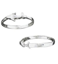 Sterling Silver Dolphin Swimming Ring