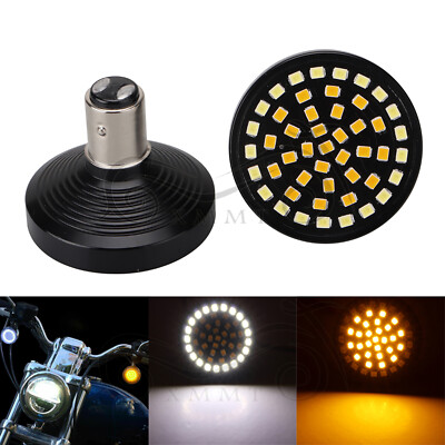 Switchback 1157 LED Turn Signal Light For Harley Dyna Street Bob FXDB FXDF FXS