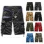 thumbnail 3 - Men Sports Trousers Army Military Cargo Pocket Camouflage Short Pants Summer 36