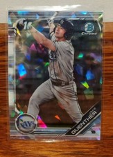 2019 Bowman Chrome Sapphire Refractor Jake Guenther 1st Bowman Card Rays