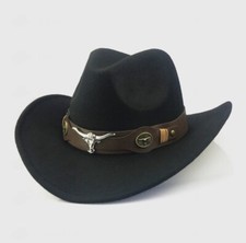 Cowboy hat western Felt Fedora Panama Jazz Cap for men women SOMBRERO VAQUERO