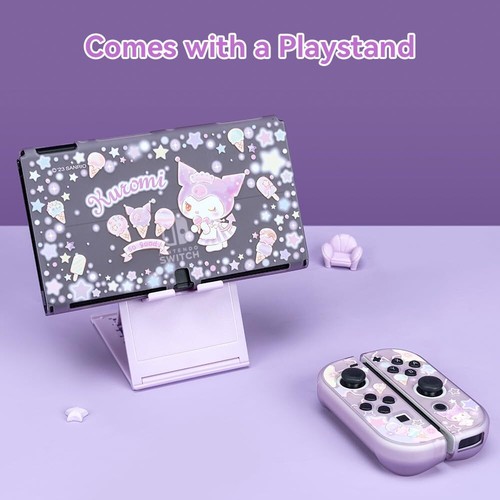 GeekShare X Sanrio Protective Case for Nintendo Switch OLED PC Kuromi Ice Cream - Picture 3 of 7